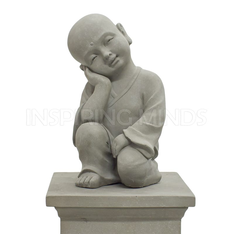 Shaolinmunkens Frid Staty Buddha för trädgård