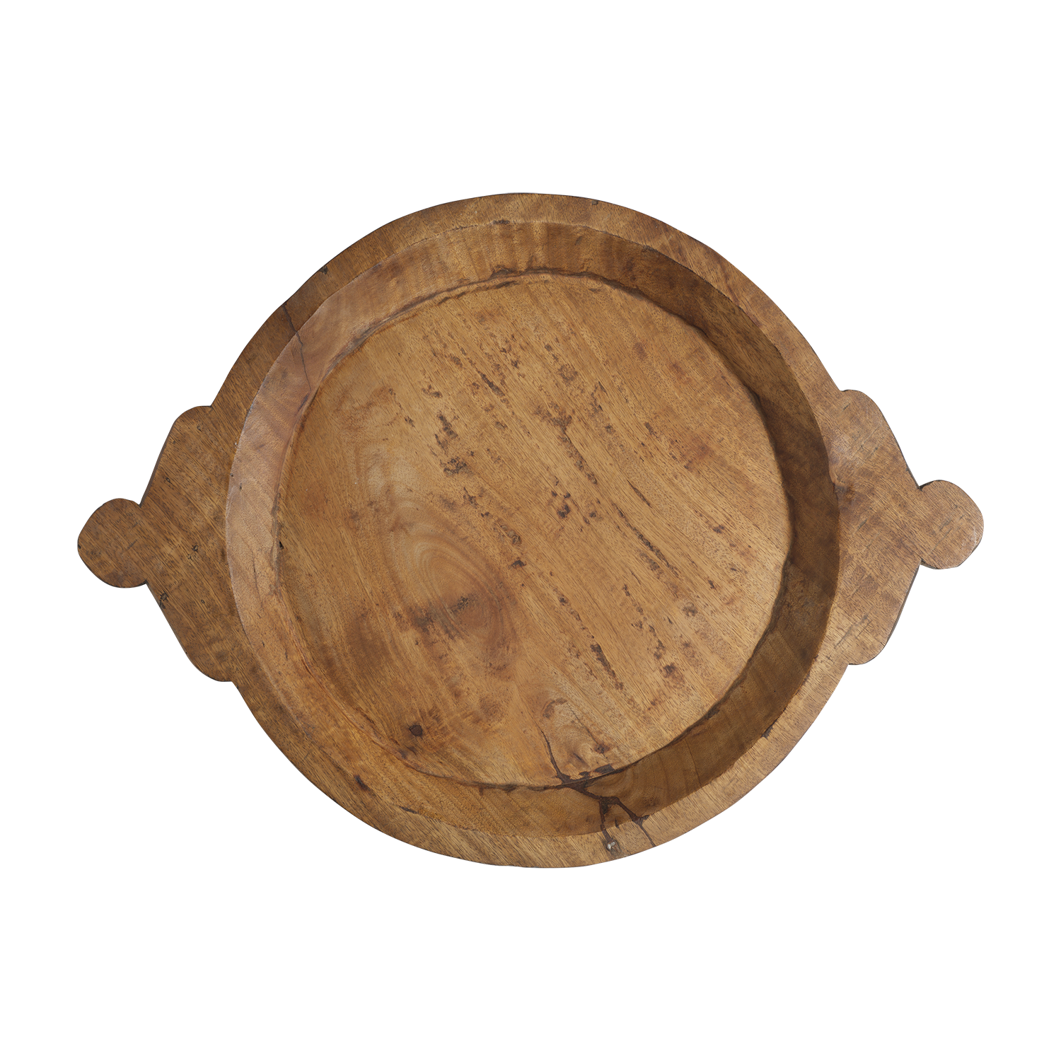 Handgjort TREASURE fat i trä med naturlig finish och rustikt uttryck