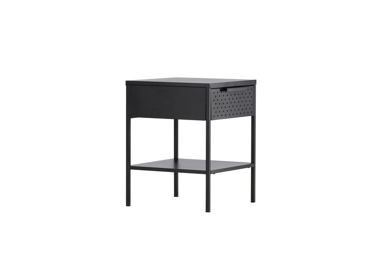 SACRAMENTO Sängbord 40x40 Svart Venture Home