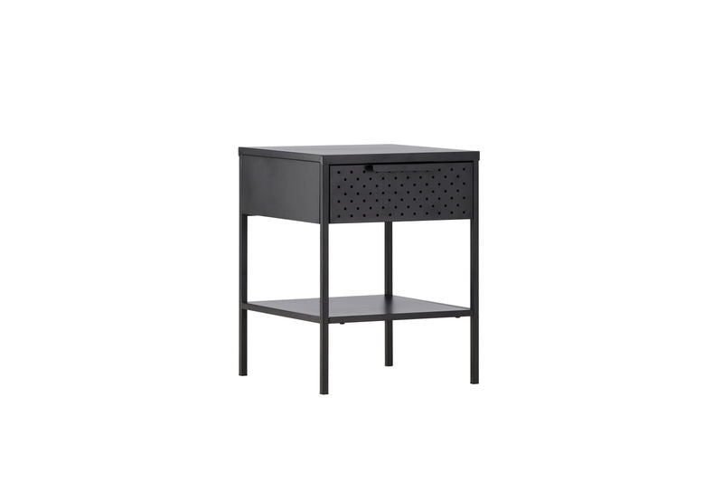 SACRAMENTO Sängbord 40x40 Svart Venture Home