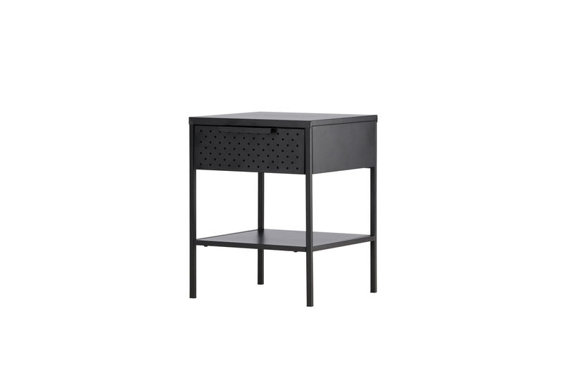 SACRAMENTO Sängbord 40x40 Svart Venture Home