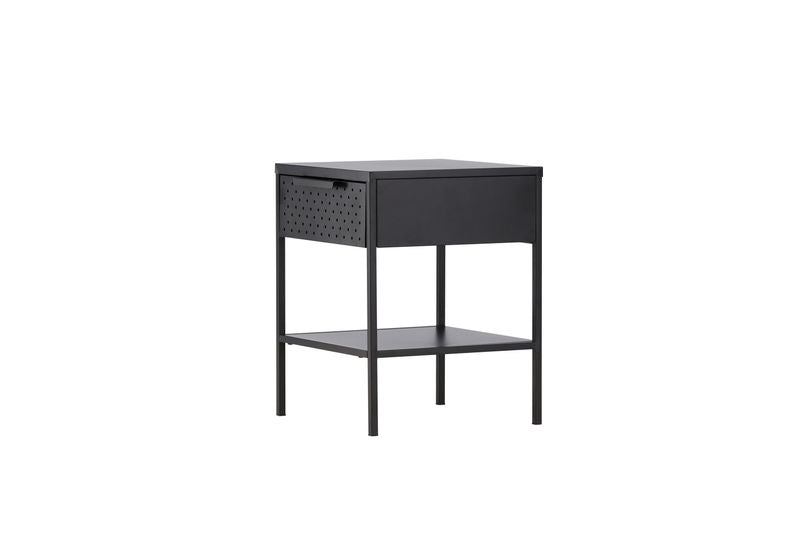 SACRAMENTO Sängbord 40x40 Svart Venture Home
