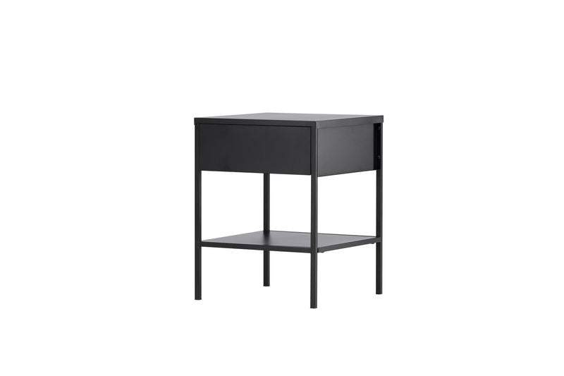 SACRAMENTO Sängbord 40x40 Svart Venture Home