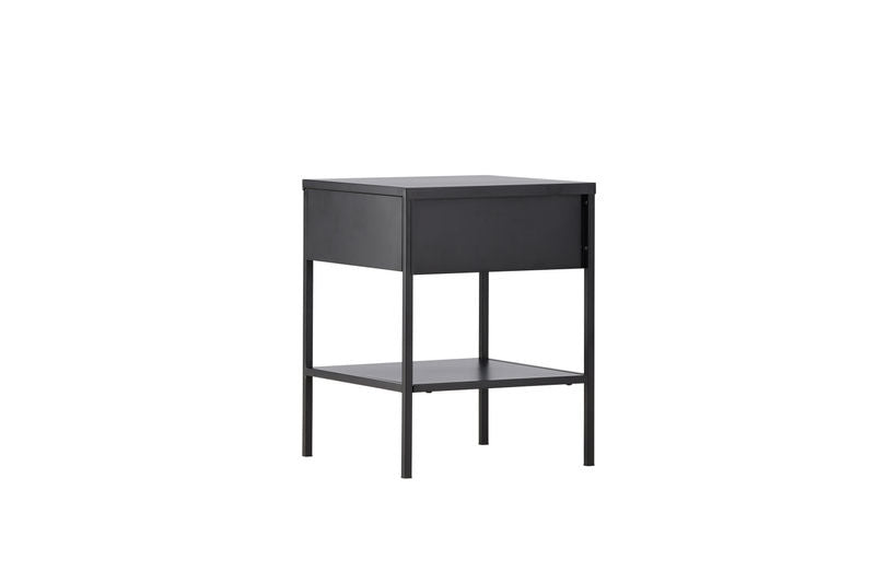 SACRAMENTO Sängbord 40x40 Svart Venture Home