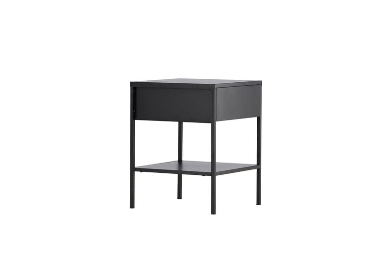 SACRAMENTO Sängbord 40x40 Svart Venture Home