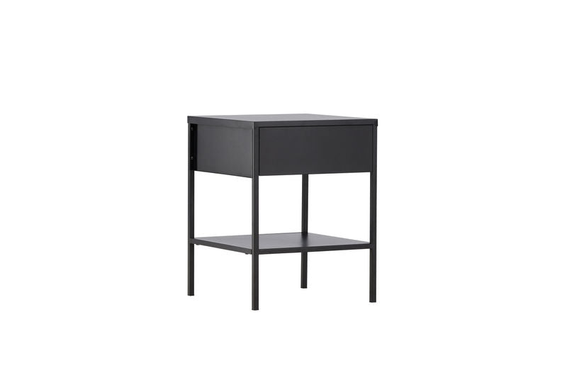 SACRAMENTO Sängbord 40x40 Svart Venture Home