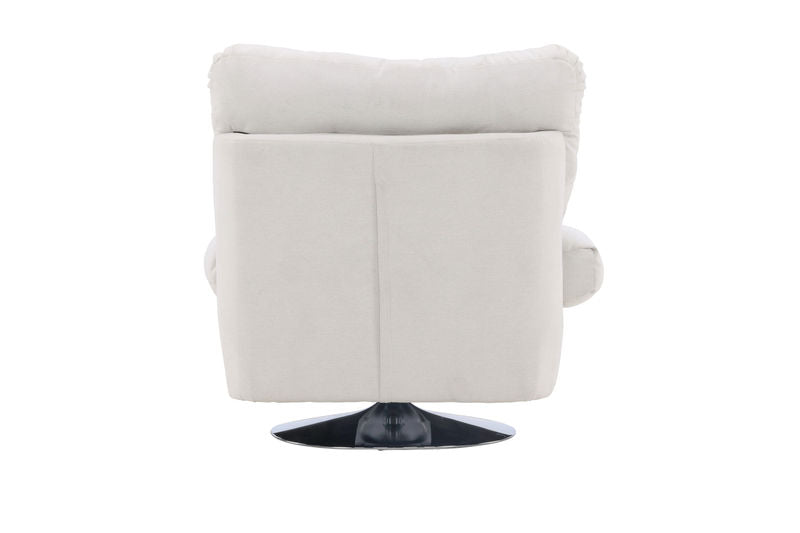 Florens Singel Soffa - Chrome / Offwhite tyg Fåtöljer Venture Home