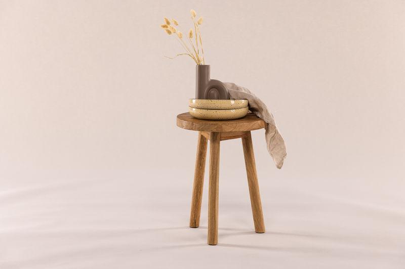 Vind Bohus Pouf - Brown / Wood - Hemboden