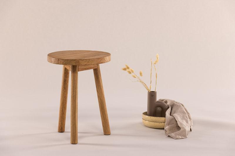 Vind Bohus Pouf - Brown / Wood - Hemboden