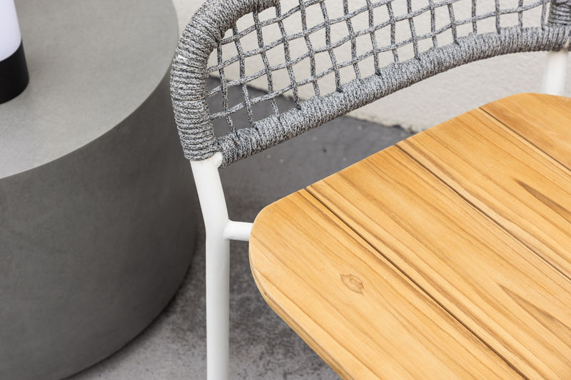 Loungestol Amora - Grå/Teak Venture Home