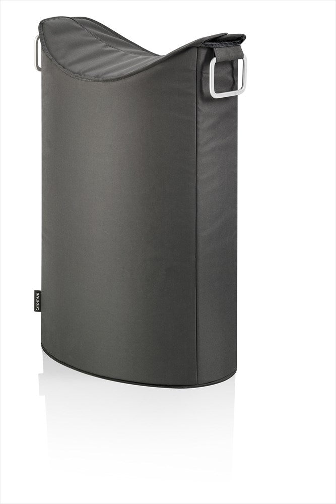 Frisco Tvättkorg 65 L Anthracite Grå blomus