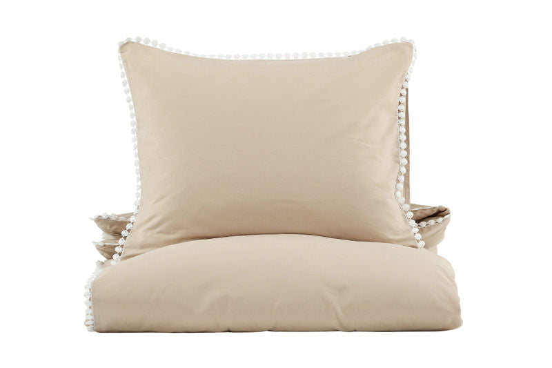 LIVIA Påslakanset 200x150 Beige - Hemboden