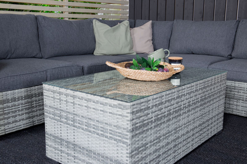 Amazon - Soffgrupp utomhus 3+2+1 - Grå Venture Home