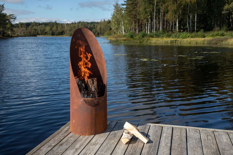 Bastian - Eldstad Rost/Orange - Hemboden